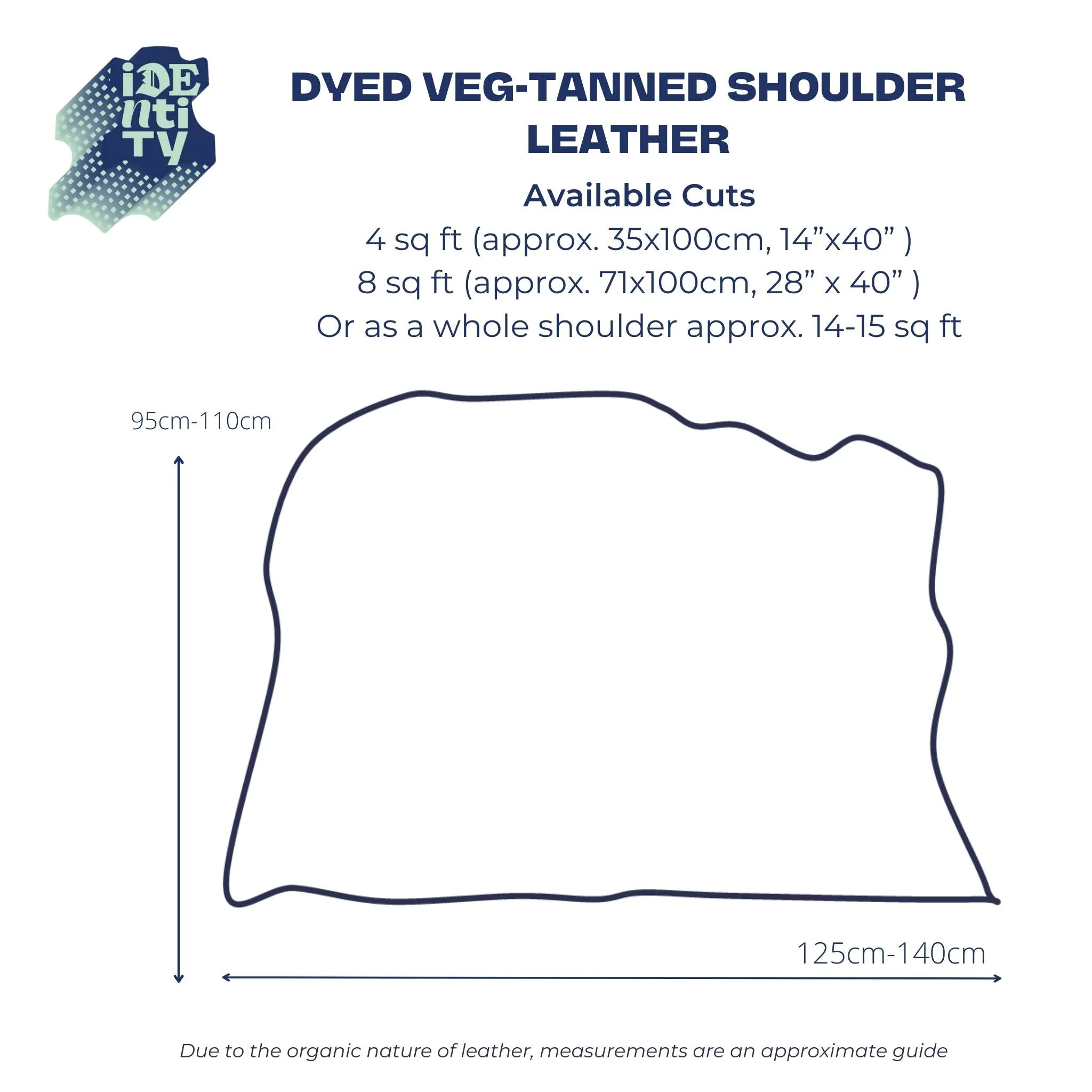 Dyed Veg Tan Shoulder - Black - Image 2
