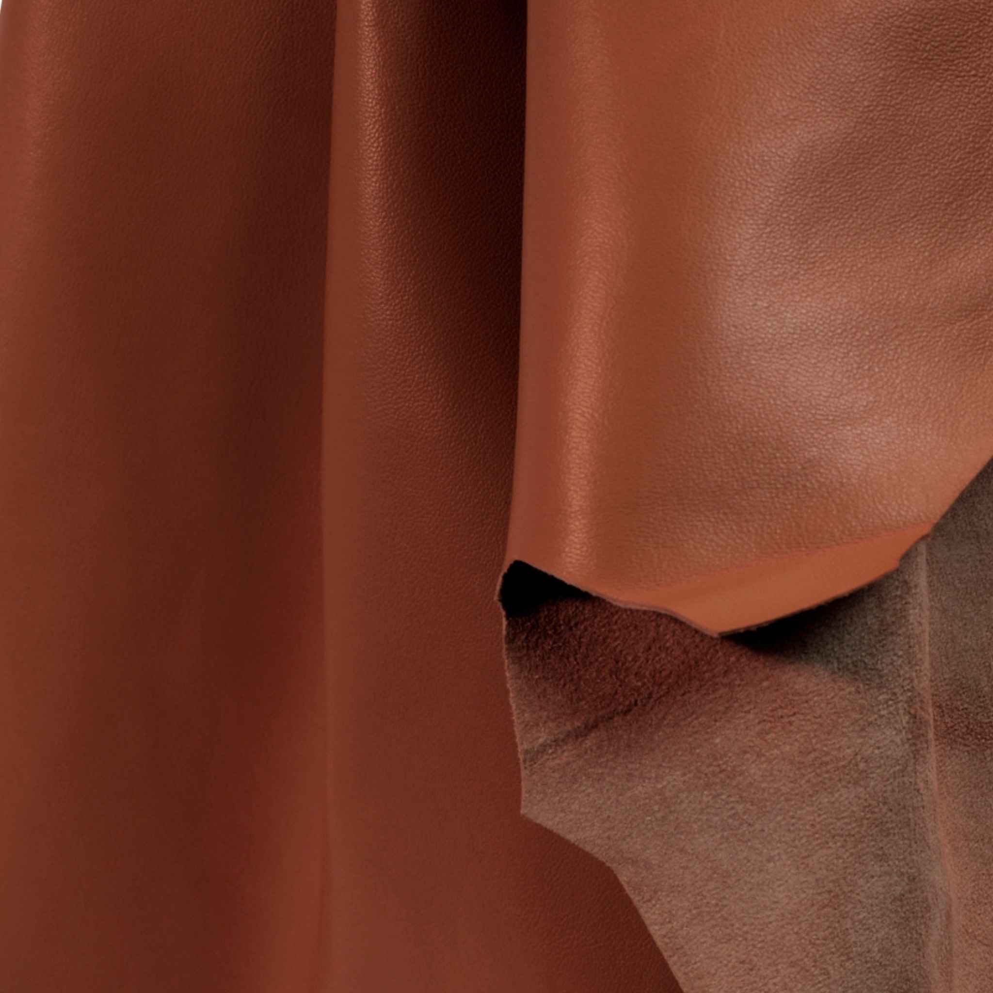 Cognac Lamb Clothing Leather