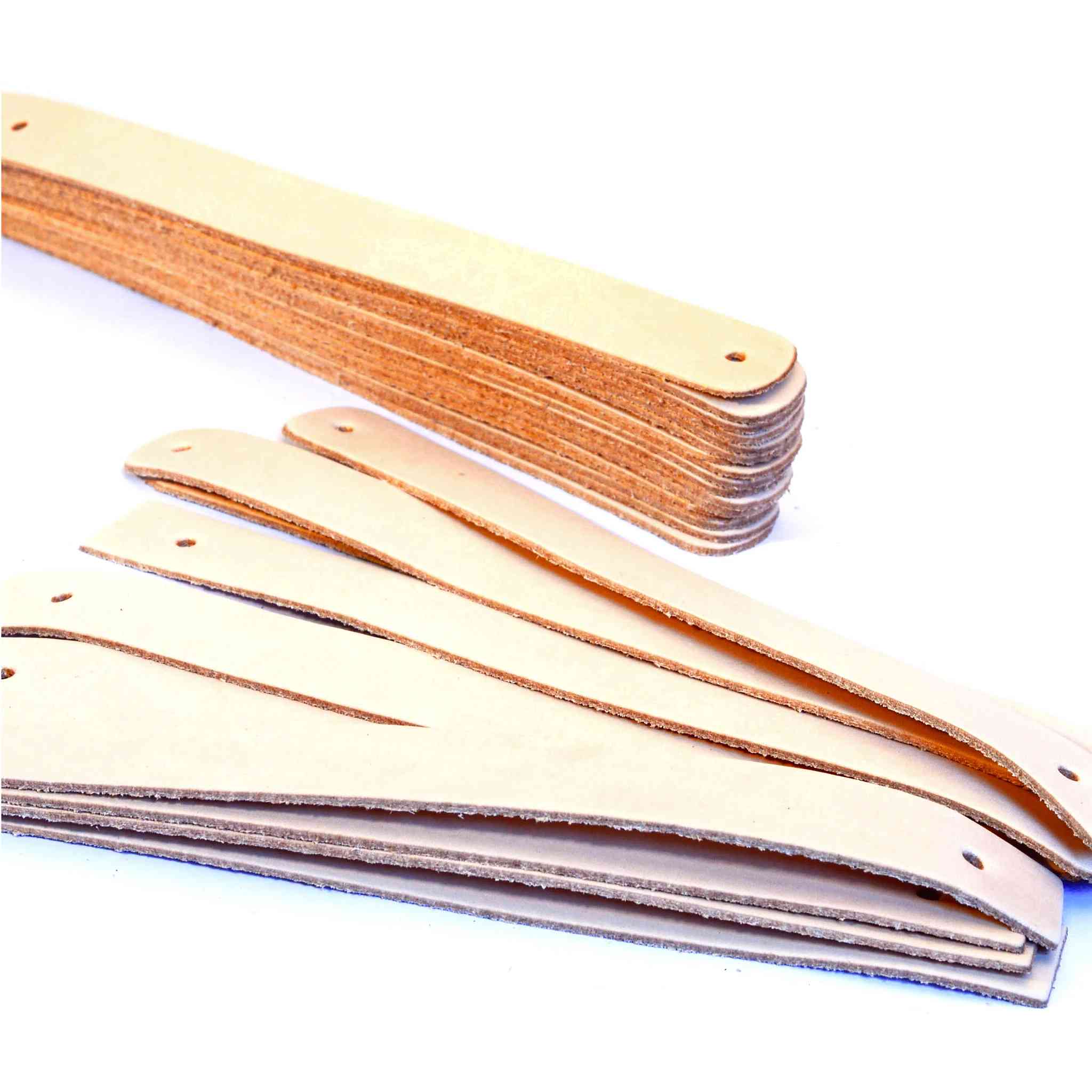Economy Veg Tan Leather Wristband