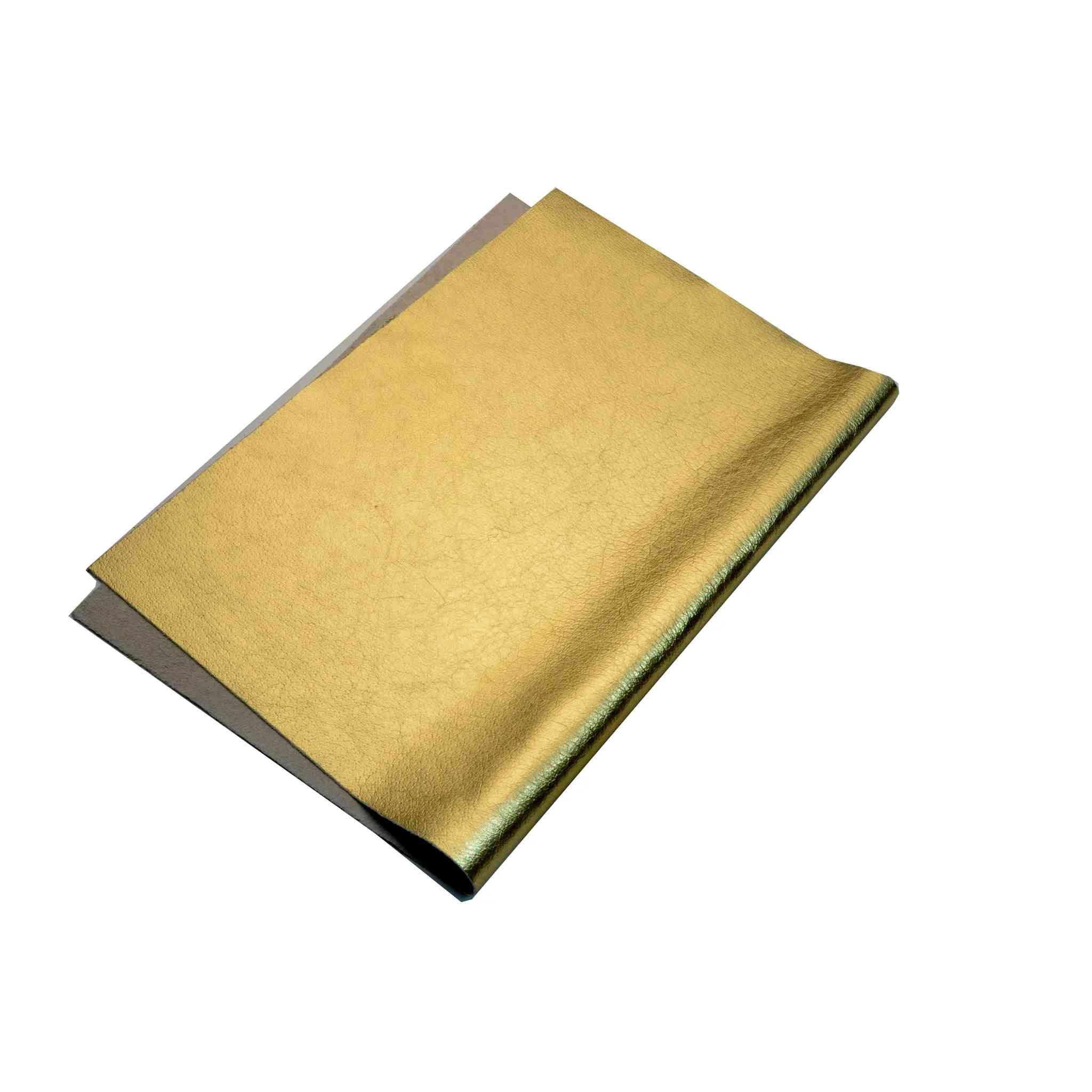Gold Metallic Foil Leather - Image 3