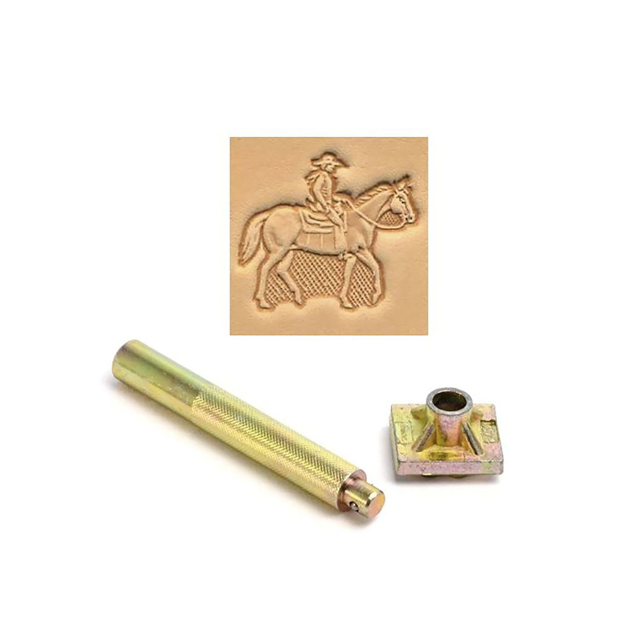 Horse & Rider 3D Embossing Stamp - Image 2