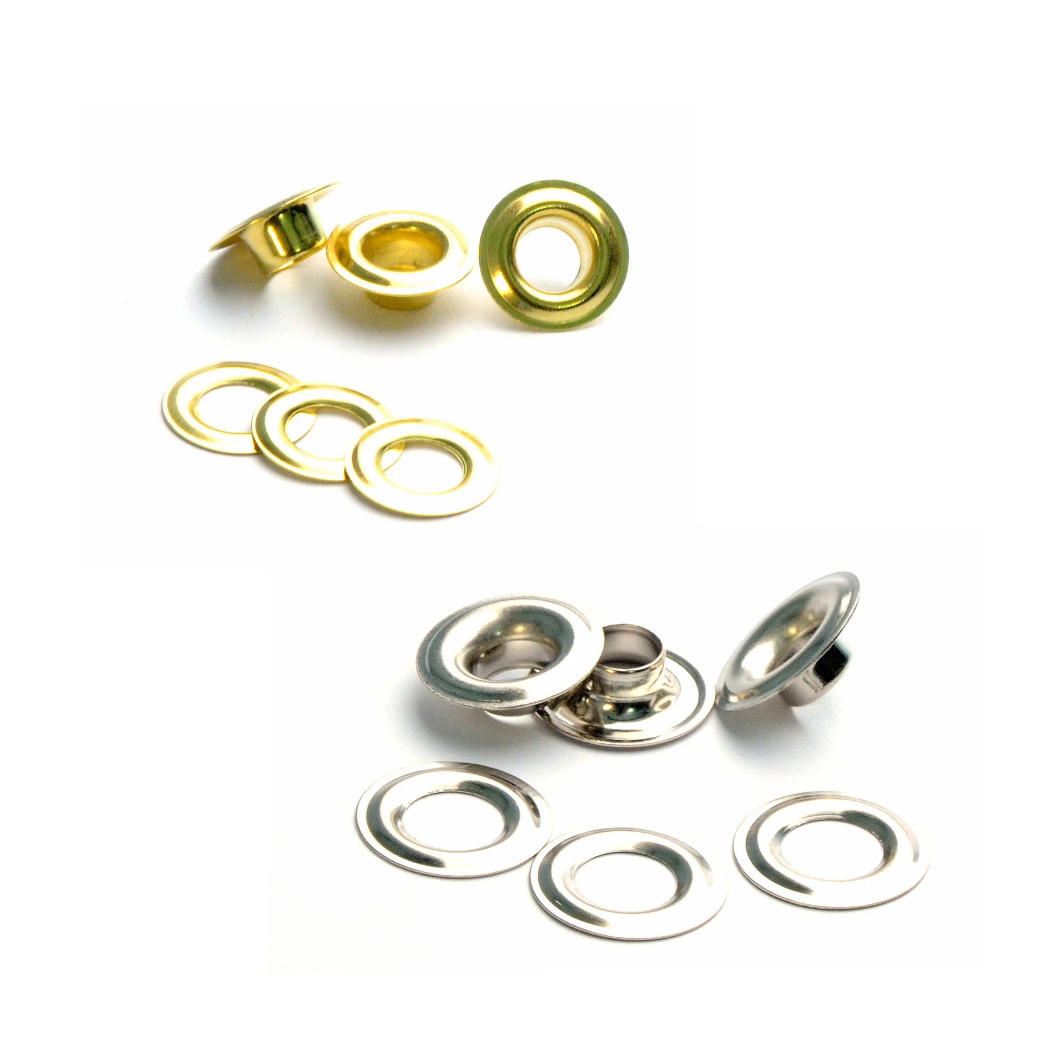 Extra Long Solid Brass Grommets (Eyelet and Washer)
