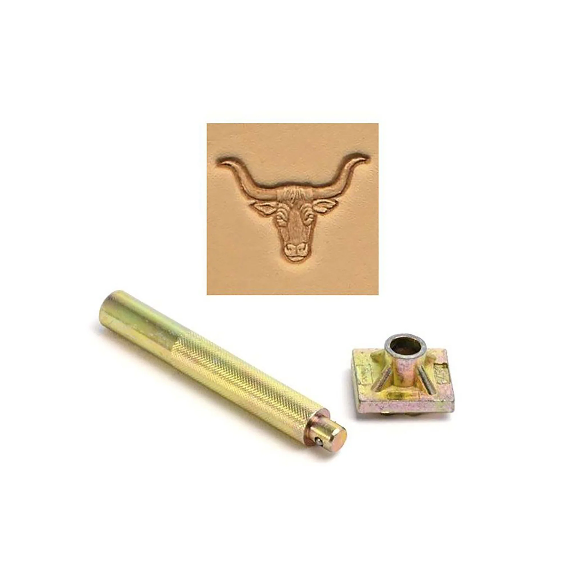 Longhorn Head 3D Embossing Stamp - Image 2