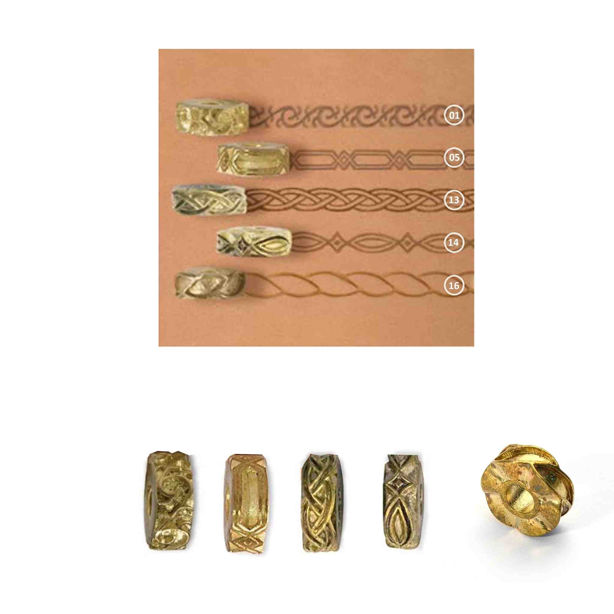 Embossing Wheels for Over-Stitch Handle