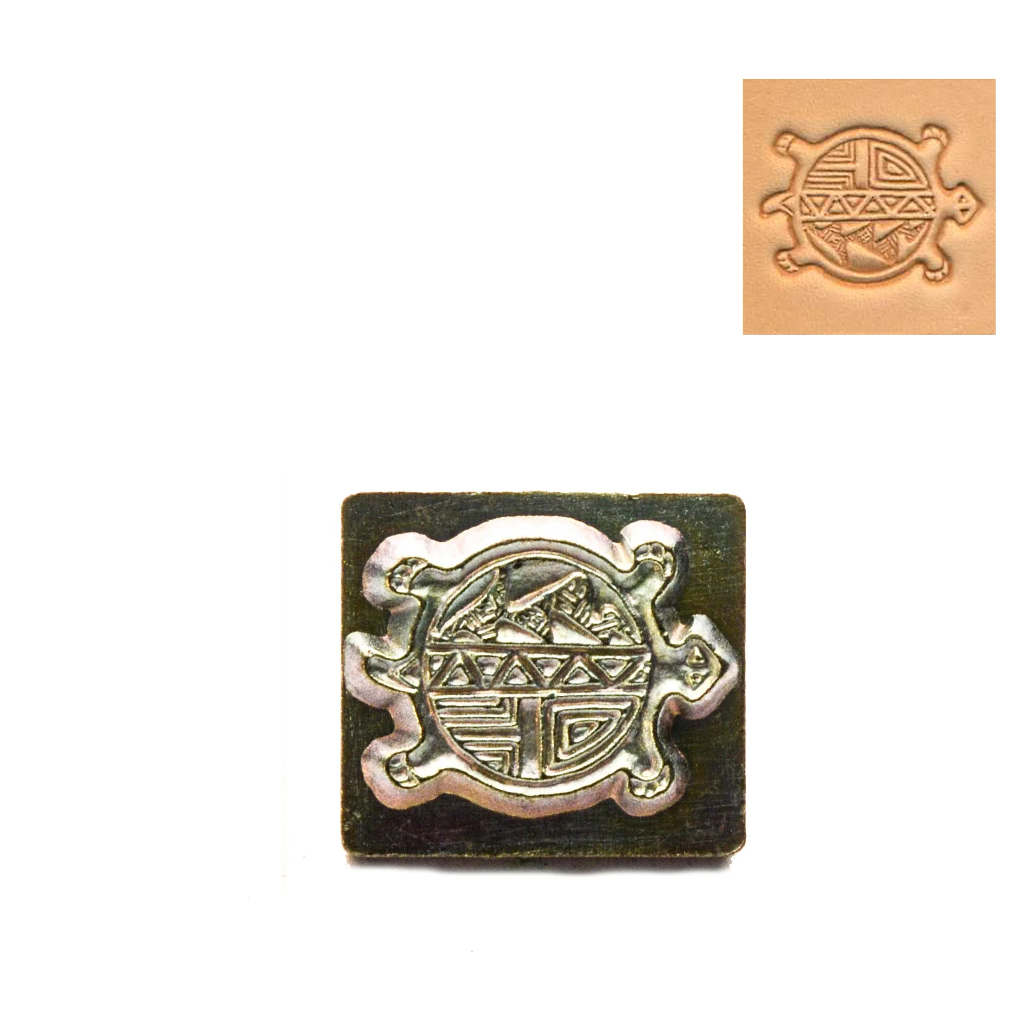 Round Turtle 3D Embossing Stamp