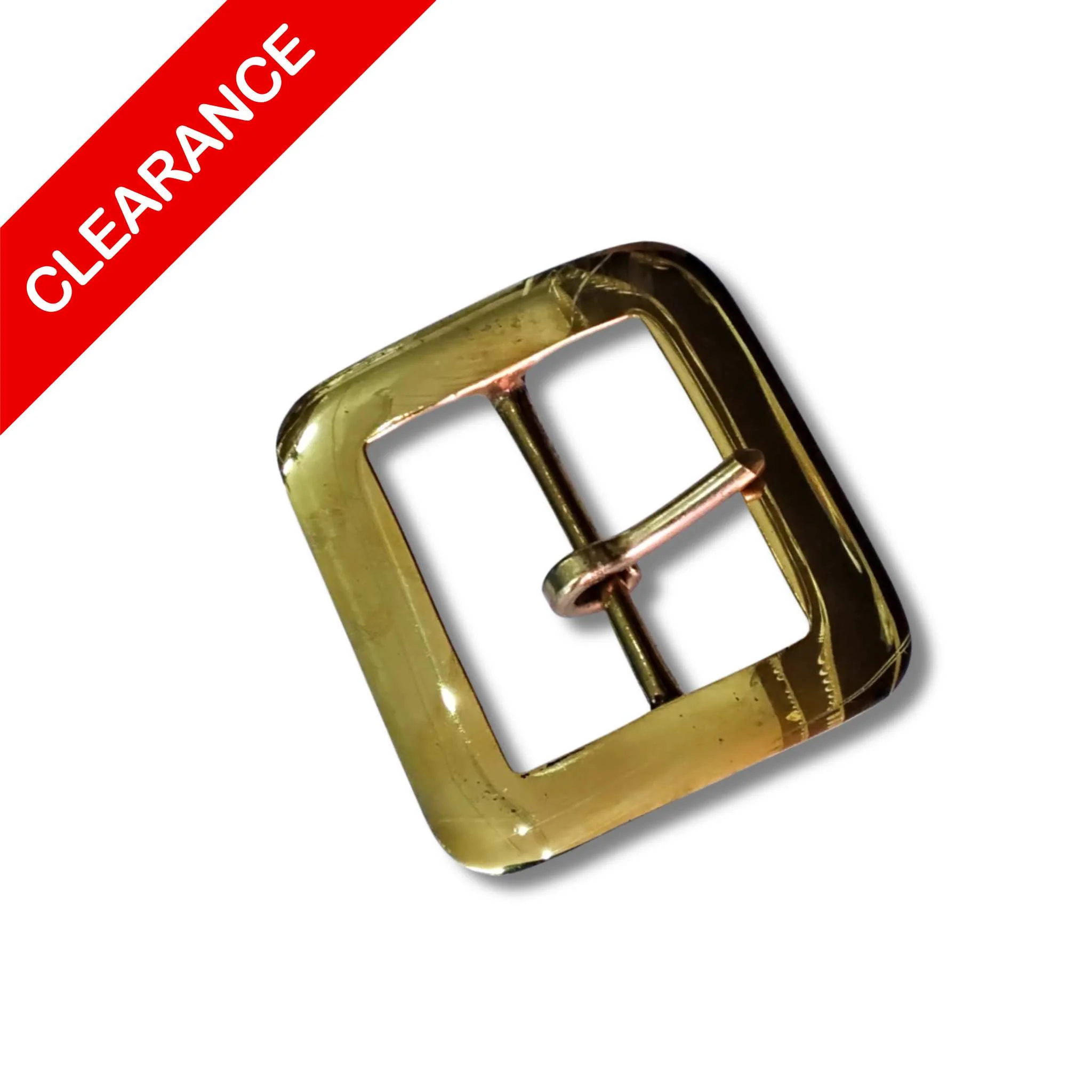 SALE Firemans Buckle Brass 2"