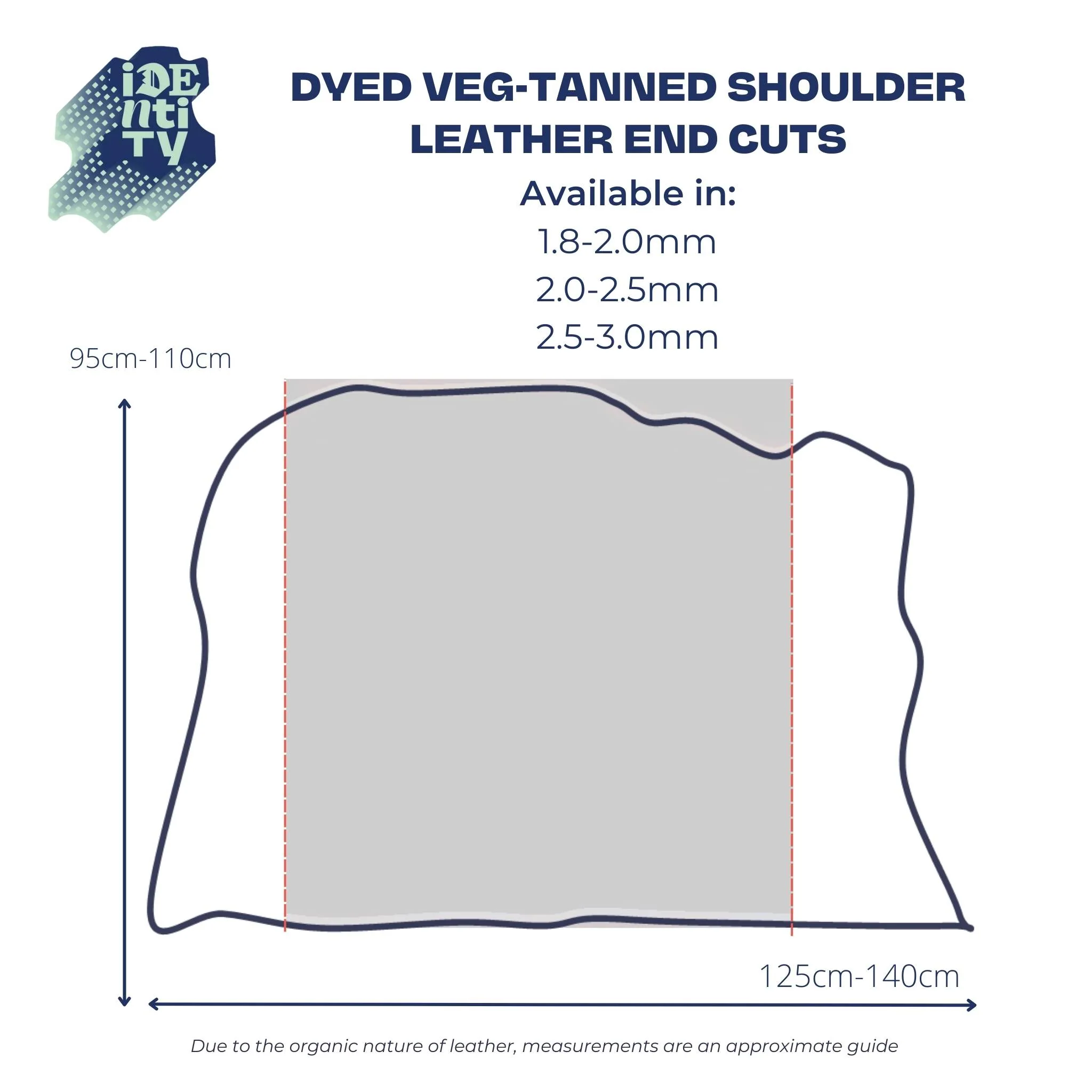 Veg Tan Shoulder End Cuts - Brown - Image 3